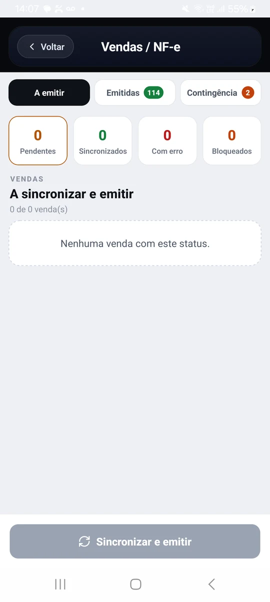 Impress&atilde;o Bluetooth